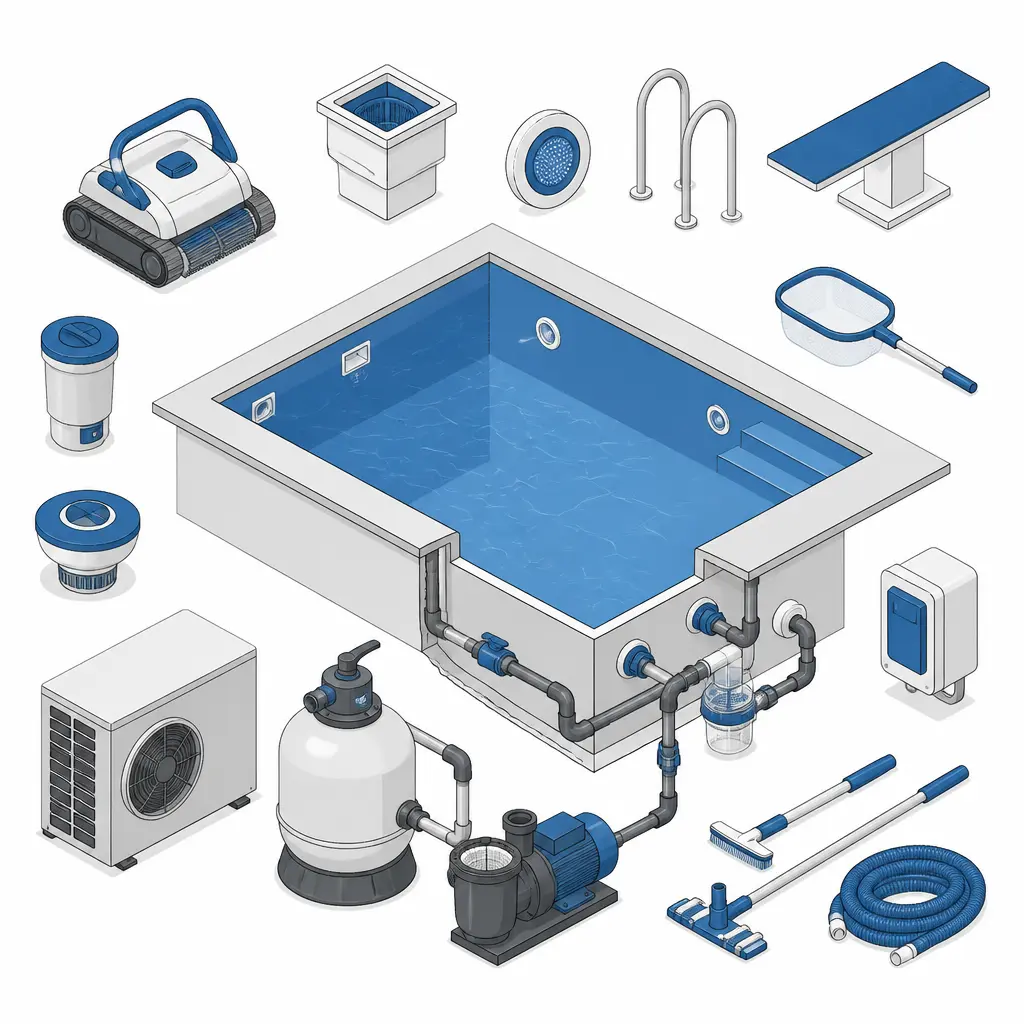 Illustration — materiel piscine aix en provence